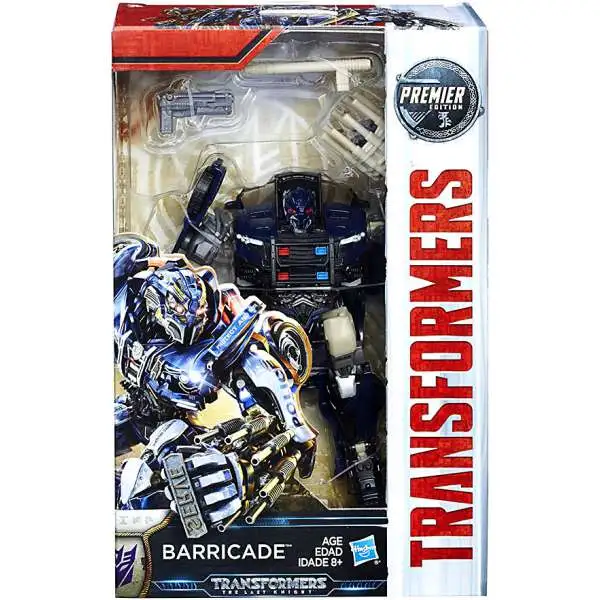Transformers The Last Knight Premier Deluxe Barricade Action Figure