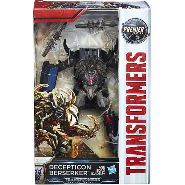 Transformers The Last Knight Premier Deluxe Decepticon Berserker Action Figure