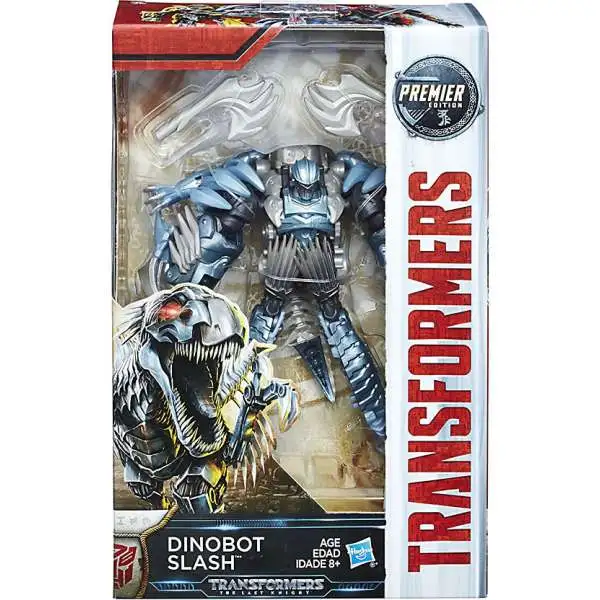 Transformers The Last Knight Premier Dinobot Slash Deluxe Action Figure [Damaged Package]