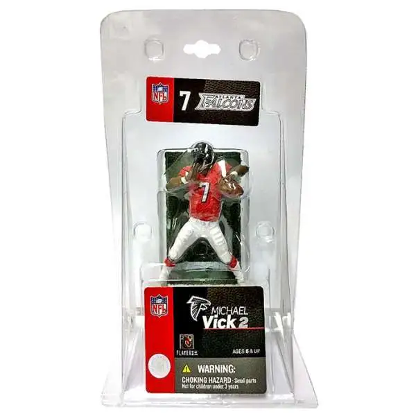McFarlane Toys NFL Atlanta Falcons Sports Picks Football 3 Inch Mini Michael Vick Mini Figure [Red Jersey]