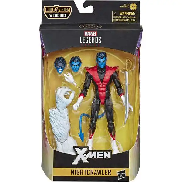 X-Force Marvel Legends Wendigo Series Nightcrawler Action Figure [Classic Costume]