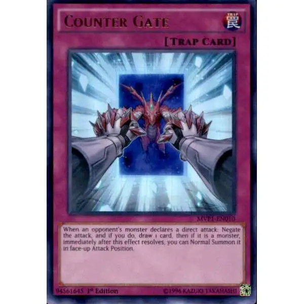YuGiOh Dark Side of Dimensions Movie Ultra Rare Counter Gate MVP1-EN010