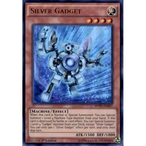 YuGiOh Dark Side of Dimensions Movie Ultra Rare Silver Gadget MVP1-EN017