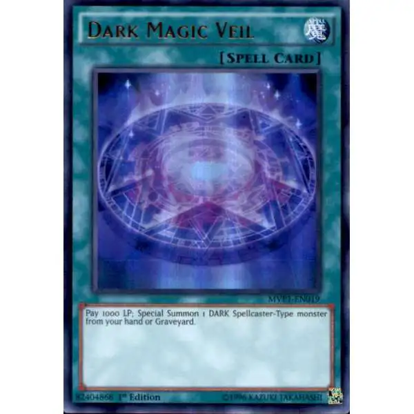 YuGiOh Dark Side of Dimensions Movie Ultra Rare Dark Magic Veil MVP1-EN019