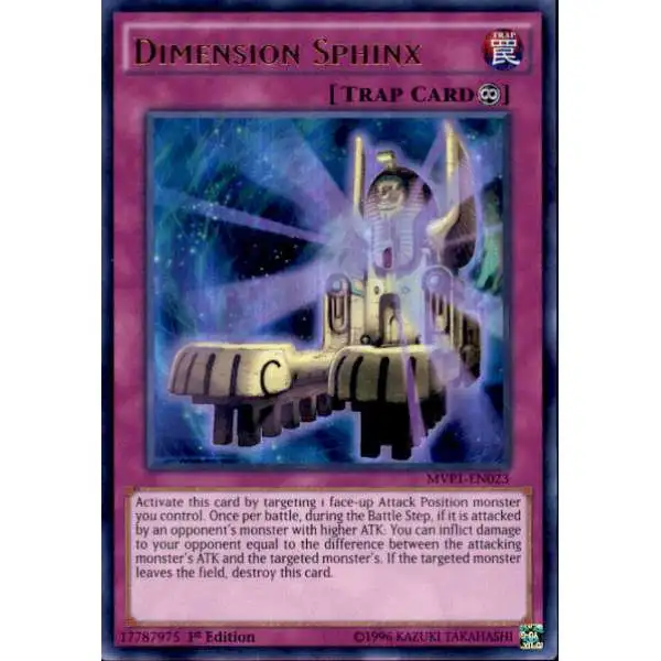 YuGiOh Dark Side of Dimensions Movie Ultra Rare Dimension Sphinx MVP1-EN023