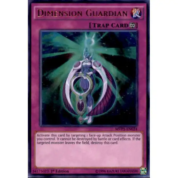 YuGiOh Dark Side of Dimensions Movie Ultra Rare Dimension Guardian MVP1-EN024