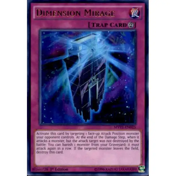 YuGiOh Dark Side of Dimensions Movie Ultra Rare Dimension Mirage MVP1-EN025
