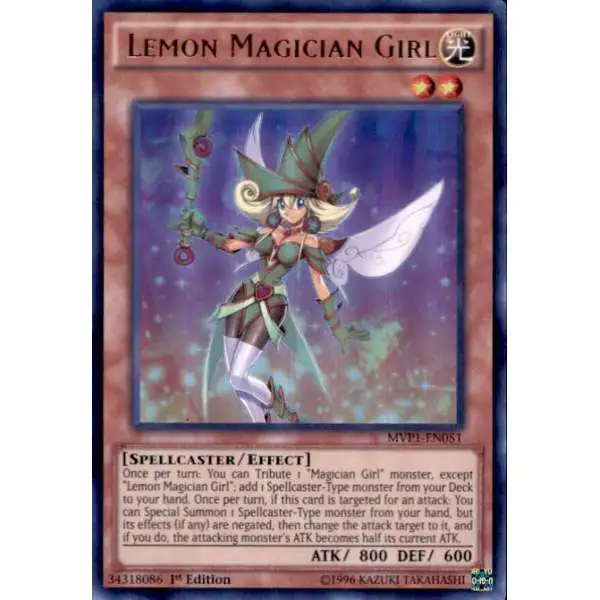 YuGiOh Dark Side of Dimensions Movie Ultra Rare Lemon Magician Girl MVP1-EN051