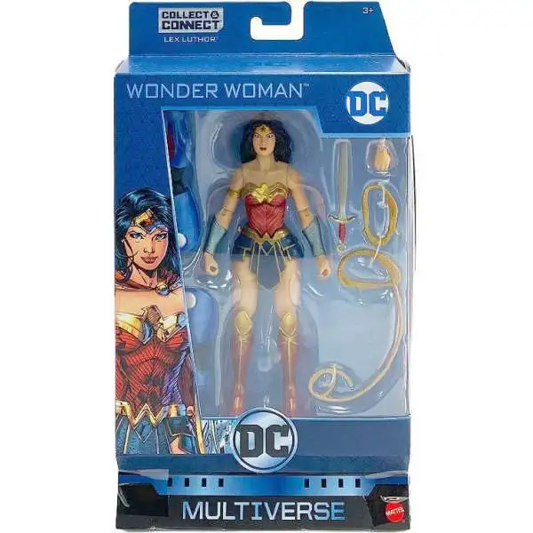 DC Multiverse Lex Luthor Series Wonder Woman Action Figure [Rebirth]