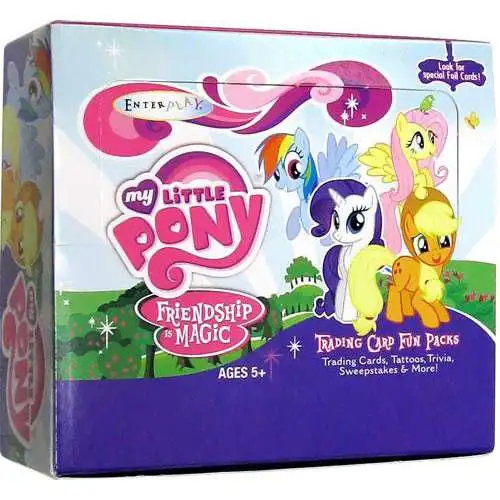 MY LITTLE PONY TRADING CARDS 24 PACK BOOSTER BOX BRAND NEW & SEALED 