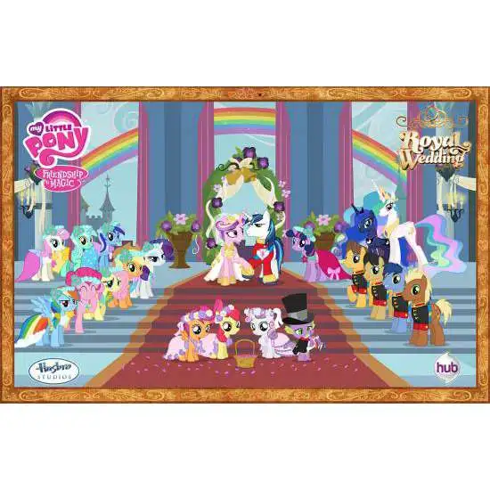My Little Pony Friendship is Magic Hasbro Studios Royal Wedding 11-Inch Poster