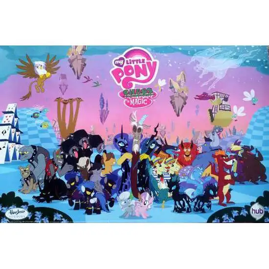 My Little Pony Friendship is Magic Hasbro Studios Chaos is Magic 11-Inch Poster