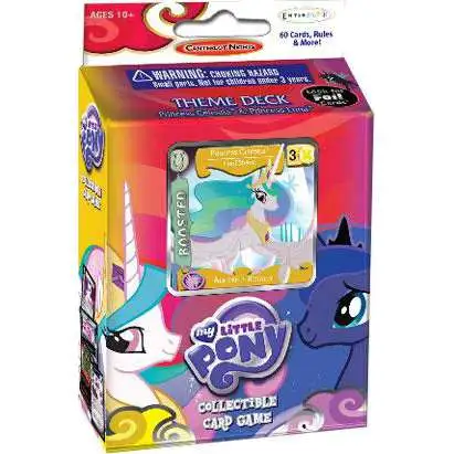 My Little Pony Collectible Card Game Canterlot Nights Princess Celestia Theme Deck