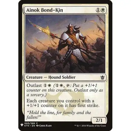 MtG Trading Card Game Mystery Booster / The List Common Ainok Bond-Kin #3