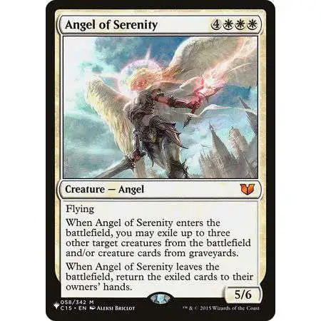 MtG Trading Card Game Mystery Booster / The List Mythic Rare Angel of Serenity #58