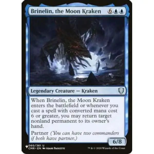 MtG Trading Card Game Mystery Booster Uncommon Brinelin, the Moon Kraken #60