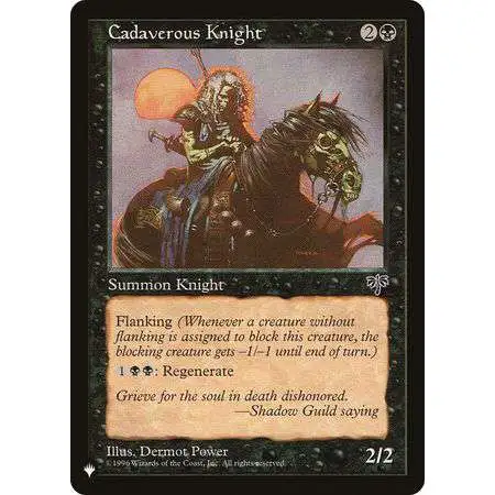 MtG Trading Card Game Mystery Booster / The List Common Cadaverous Knight #20