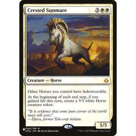 MtG Trading Card Game Mystery Booster / The List Mythic Rare Crested Sunmare #6