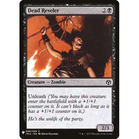 MtG Trading Card Game Mystery Booster / The List Common Dead Reveler #86