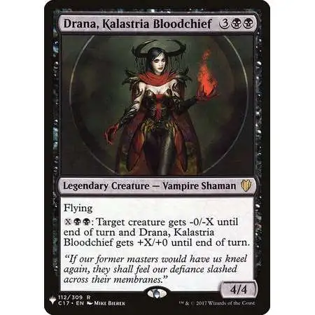 MtG Trading Card Game Mystery Booster / The List Rare Drana, Kalastria Bloodchief #141