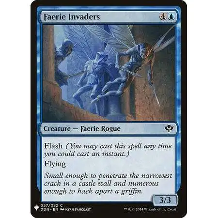 MtG Trading Card Game Mystery Booster / The List Common Faerie Invaders #57