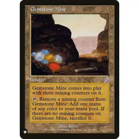 MtG Trading Card Game Mystery Booster / The List Timeshifted Gemstone Mine #119