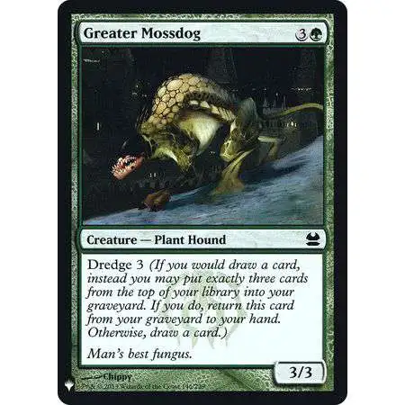 MtG Trading Card Game Mystery Booster / The List Common Foil Greater Mossdog #146