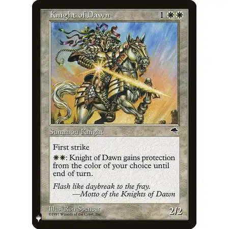 MtG Trading Card Game Mystery Booster / The List Uncommon Knight of Dawn