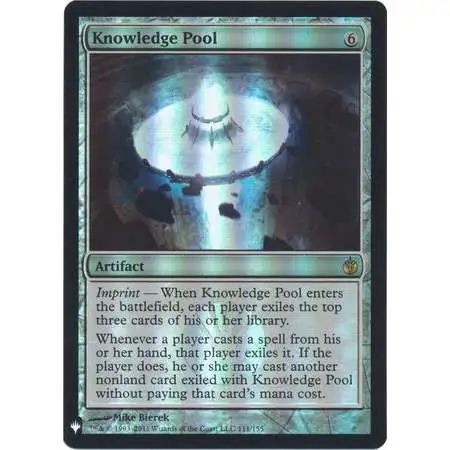 MtG Trading Card Game Mystery Booster / The List Rare Foil Knowledge Pool #111