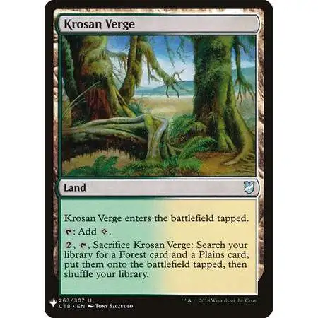 MtG Trading Card Game Mystery Booster / The List Uncommon Krosan Verge #263