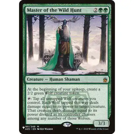 MtG Trading Card Game Mystery Booster / The List Mythic Rare Master of the Wild Hunt #181