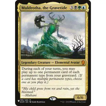 MtG Trading Card Game Mystery Booster / The List Mythic Rare Muldrotha, the Gravetide #199