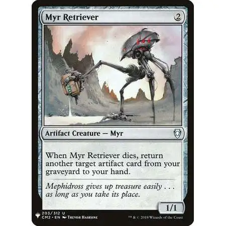 MtG Trading Card Game Mystery Booster / The List Uncommon Myr Retriever #203