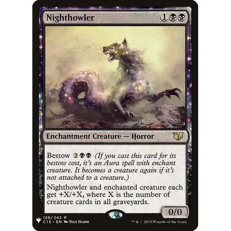 MtG Trading Card Game Mystery Booster / The List Rare Nighthowler #129