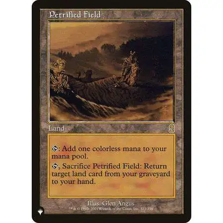 MtG Trading Card Game Mystery Booster / The List Rare Petrified Field #323