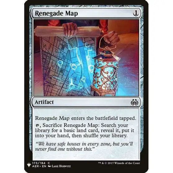 MtG Trading Card Game Mystery Booster / The List Common Renegade Map #173
