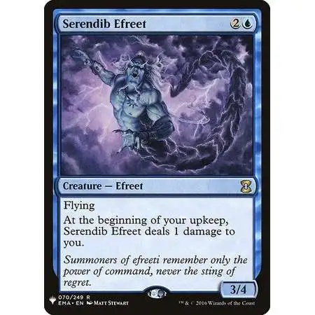 MtG Trading Card Game Mystery Booster / The List Rare Serendib Efreet #70