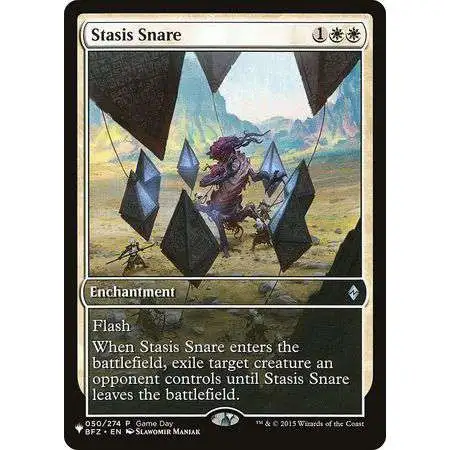 mtg stasis card (Japanese) Then draw a card for each tapped creature its controller controls Stasis Intl. Collectors' Edition