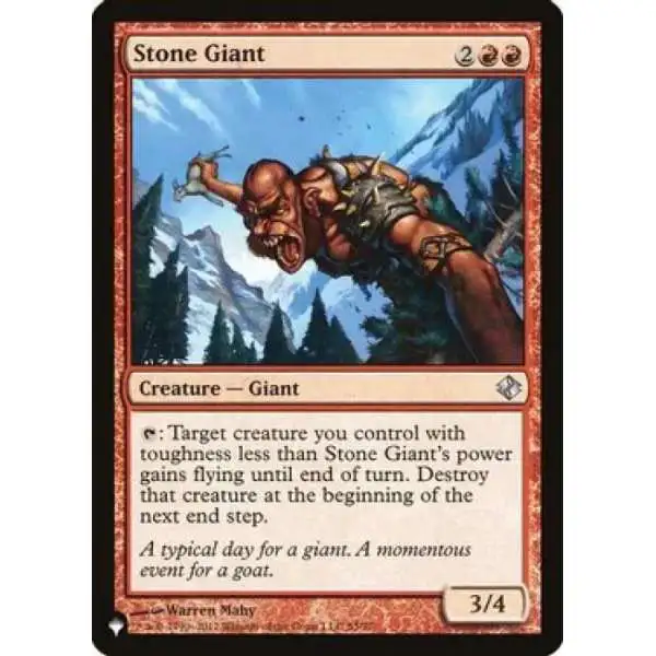 MtG Trading Card Game Mystery Booster Uncommon Stone Giant #55
