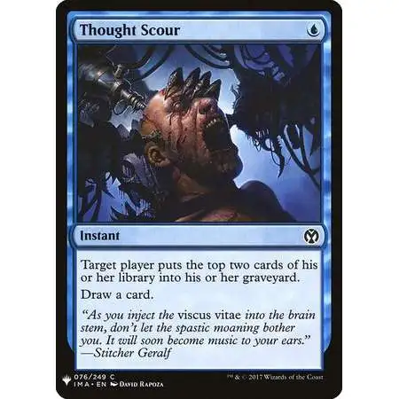 MtG Trading Card Game Mystery Booster / The List Common Thought Scour #76