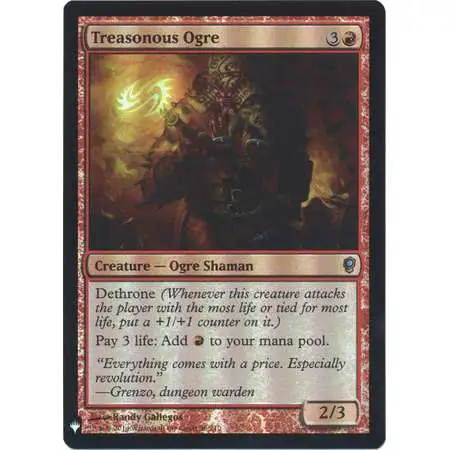 MtG Trading Card Game Mystery Booster / The List Uncommon Foil Treasonous Ogre #36