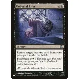 MtG Trading Card Game Mystery Booster Uncommon Unburial Rites #122