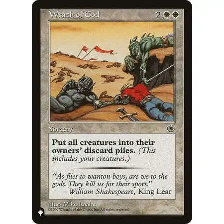MtG Trading Card Game Mystery Booster / The List Rare Wrath of God