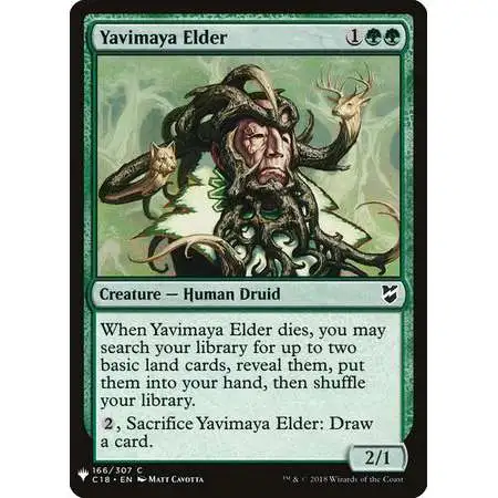 MtG Trading Card Game Mystery Booster / The List Common Yavimaya Elder #166