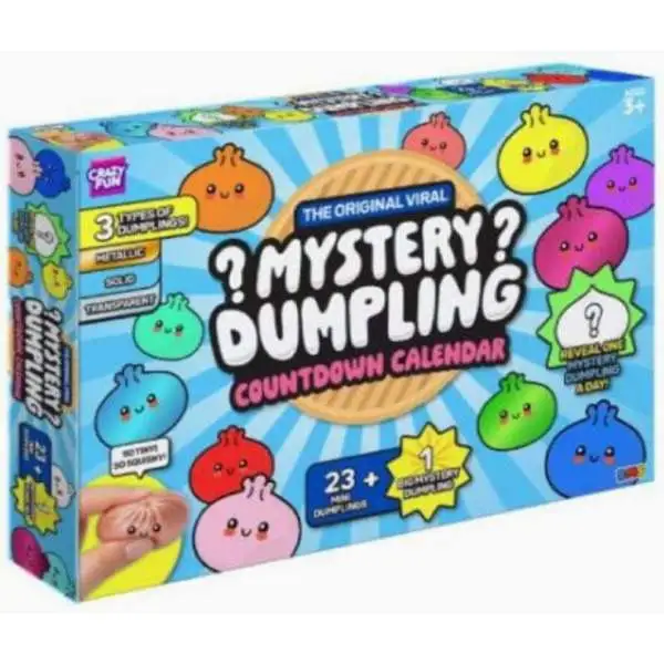 Squishy Bun Official Bao Bun Mystery Advent Countdown Calendar [24 RANDOM Dumplings] (Pre-Order ships September)