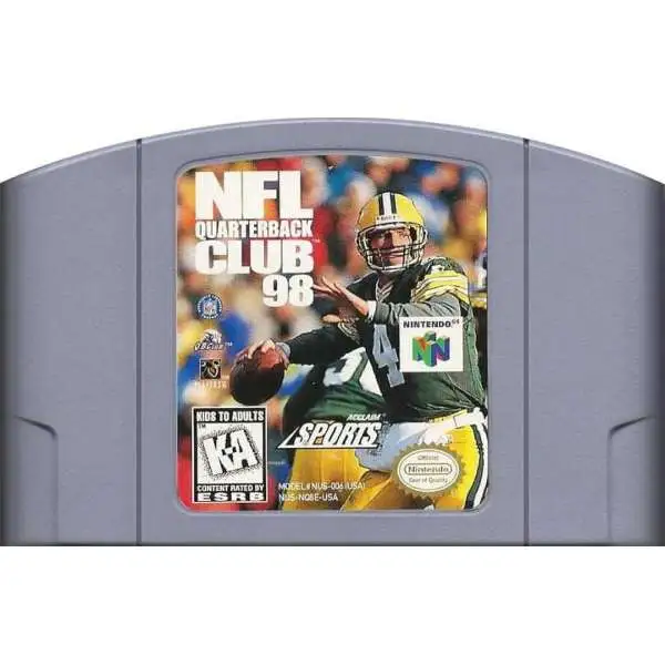 Nintendo N64 NFL Quarterback Club 98 Video Game [NO BOX]