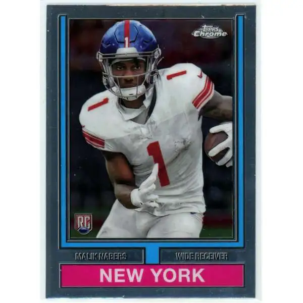 NFL 2024 Topps Chrome Football 1974 Topps Football Malik Nabers #74TF-7 [Rookie]