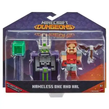 Minecraft Dungeons Nameless One & Hal Action Figure 2-Pack