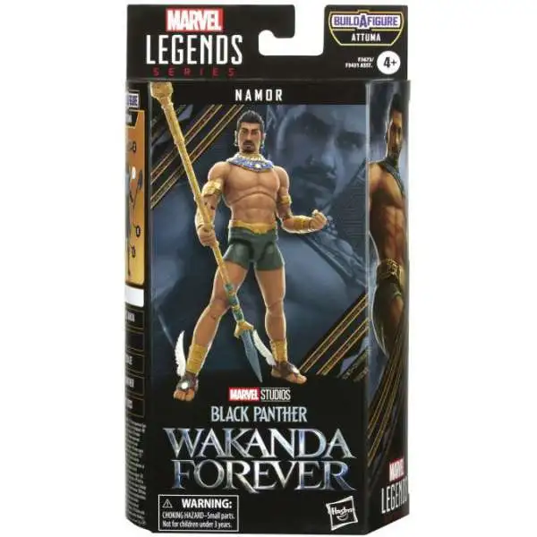 Black Panther: Wakanda Forever Marvel Legends Attuma Series Namor Action Figure