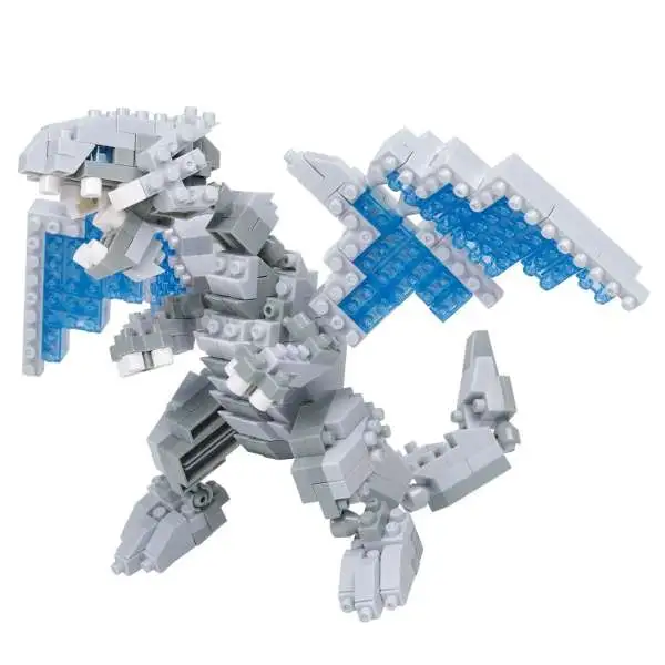 Nanoblock YuGiOh! Duel Monsters Character Collection Series Blue-Eyes White Dragon 4.17-Inch Building Block Set